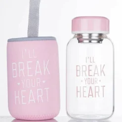 Kawaii Tier-Wasserflasche mit Hülle – Süße Trinklösung für draußen