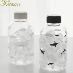 Kawaii Tier-Wasserflasche mit Hülle – Süße Trinklösung für draußen