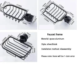 Küchenarmatur-Organizer – Hängeregal für Utensilien und Töpfe