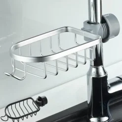 Küchenarmatur-Organizer – Hängeregal für Utensilien und Töpfe