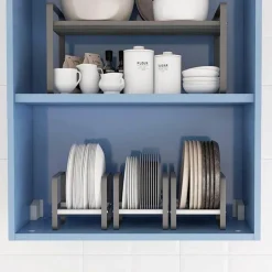Küchengeschirr-Organizer-Regal – platzsparende Aufbewahrungslösung