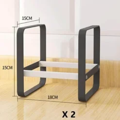 Küchengeschirr-Organizer-Regal – platzsparende Aufbewahrungslösung