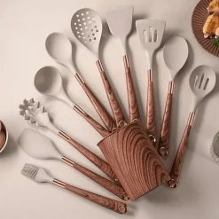 Küchenhelfer-Set aus Silikon – All-in-One-Kochutensilien, 10-teilig