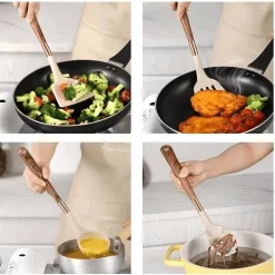 Küchenhelfer-Set aus Silikon – All-in-One-Kochutensilien, 10-teilig