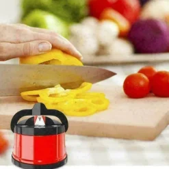Küchenmesserschärfer mit Saugnapf