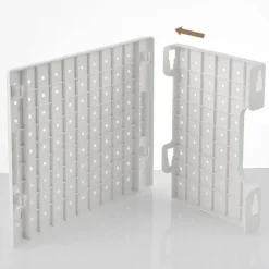 Küchen-Organizer, wandmontiertes Lochbrett-Lagerregal