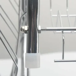 Küchenregal aus Edelstahl – Aufbewahrungslösung für Geschirr-Organizer