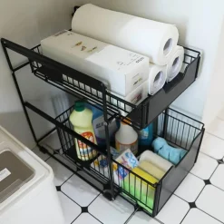 Küchenregal aus Eisen – platzsparendes Lagerregal