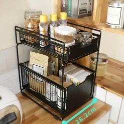 Küchenregal aus Eisen – platzsparendes Lagerregal