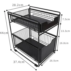 Küchenregal aus Eisen – platzsparendes Lagerregal