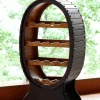 Küchenregal aus Holz - Bar-Organizer-Halter