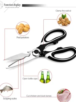 Küchenschere mit Flaschenöffner – Mehrzweck-Allzweckwerkzeug