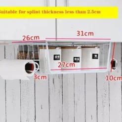 Küchenschrank-Organizer-Regal – einfach aufzuhängende Aufbewahrungslösung