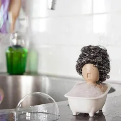 Küchenschwammhalter – Kreativer Organizer für Spülutensilien