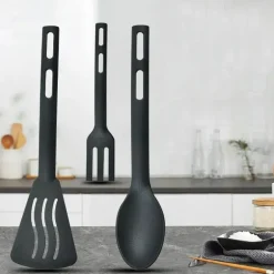 Küchenutensilien-Set aus Silikon – Tragbares Camping-Besteck und Löffel