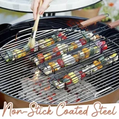 Kebab-Grillkorb - Grillspießhalter