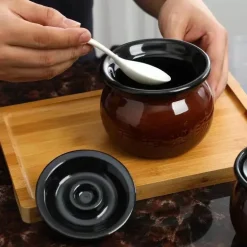 Keramik-Auflauftopf – vielseitiges Suppen- und Eintopfgericht mit Deckel