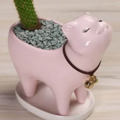 Keramik-Blumentopf in Katzenform – Aufsteigendes Design für Pflanzen