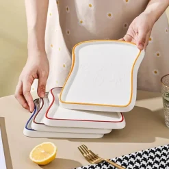 Keramik-Brotteller - Dekoratives Küchengeschirr