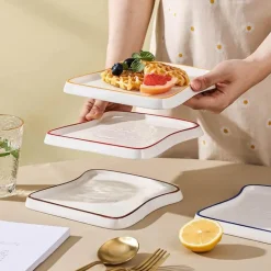 Keramik-Brotteller - Dekoratives Küchengeschirr