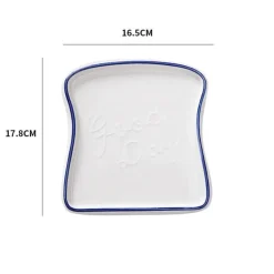 Keramik-Brotteller - Dekoratives Küchengeschirr