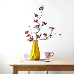 Keramik-Diamantvase – modernes, stilvolles Wohndekor