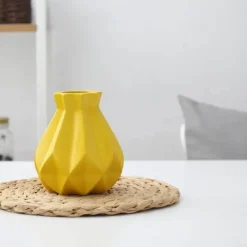 Keramik-Diamantvase – modernes, stilvolles Wohndekor