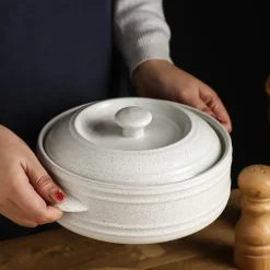 Keramik-Eintopf – vielseitiges, hitzebeständiges Steingut für Suppen-Bibimbap-Nudeln