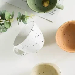 Keramik-Espressotassen-Set für Paare – Einzigartiges Trinkgeschirr für gemeinsame Momente