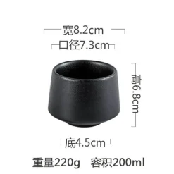 Keramik-Kaffeetasse – Porzellan-Tee-Trinkgeschirr, Geschenk