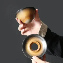 Keramik-Kaffeetasse und Untertassen-Set – Stilvolle Latte- und Teetasse