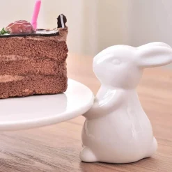 Keramik-Kaninchentablett – süße Dessertplatte für Leckereien