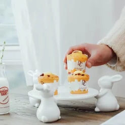 Keramik-Kaninchentablett – süße Dessertplatte für Leckereien