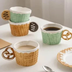 Keramik-Keksgeschirr-Set – Kreative Snack-Dessert-Kaffeeteller