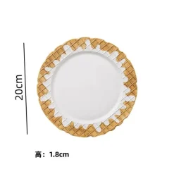 Keramik-Keksgeschirr-Set – Kreative Snack-Dessert-Kaffeeteller