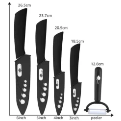 Keramik-Kochmesser-Set – Professionelle Küchenmesser