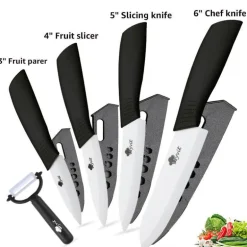 Keramik-Kochmesser-Set – Professionelle Küchenmesser