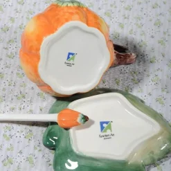 Keramik-Kürbisbecher-Set – Kreative Herbst-Kaffeebecher