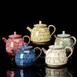 Keramik-Kung-Fu-Teekanne – 300 ml, traditionelles chinesisches Teegeschirr