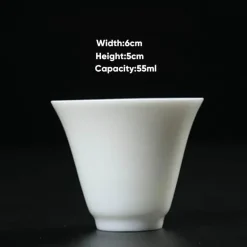 Keramik-Kungfu-Teetasse – Espressotasse aus chinesischem Porzellan