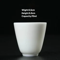 Keramik-Kungfu-Teetasse – Espressotasse aus chinesischem Porzellan