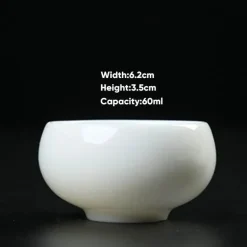 Keramik-Kungfu-Teetasse – Espressotasse aus chinesischem Porzellan