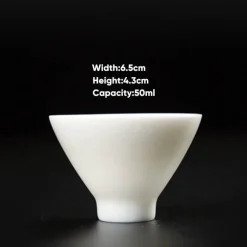 Keramik-Kungfu-Teetasse – Espressotasse aus chinesischem Porzellan