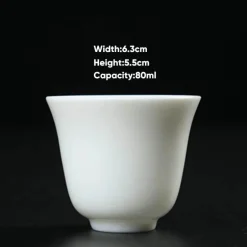 Keramik-Kungfu-Teetasse – Espressotasse aus chinesischem Porzellan