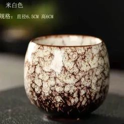 Keramik-Kung-Fu-Teetassen-Set – handgefertigtes Porzellan-Trinkgeschirr für Kaffee und Wein