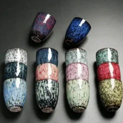 Keramik-Kung-Fu-Teetassen-Set – Japanisches Porzellan-Trinkgeschirr