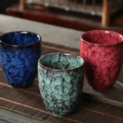 Keramik-Kung-Fu-Teetassen-Set – Japanisches Porzellan-Trinkgeschirr