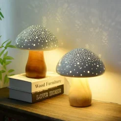 Keramik-Pilzlampe – Einzigartige dekorative Beleuchtung für Zuhause