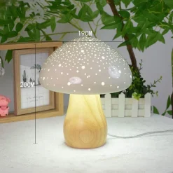 Keramik-Pilzlampe – Einzigartige dekorative Beleuchtung für Zuhause