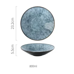 Keramik-Ramen-Schüssel - Nudelsuppenteller